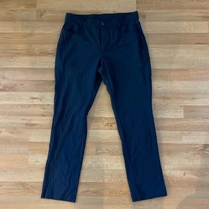 Old Navy, navy blue stretch pants, great for golf or work